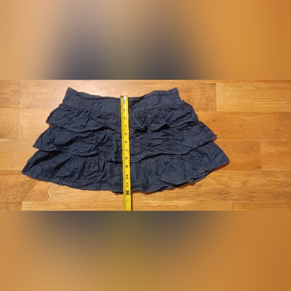 Aeropostale Ruffled Jean Skirt NWOT - Picture 3 of 8